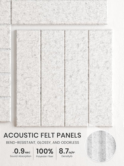 Bumusty Large Cork Board Alternative-36 x 24" Felt Bulletin Board Tiles - Image 3