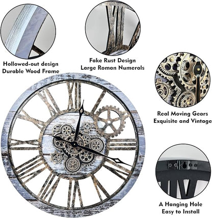 B-Style 36 Inch Large Wall Clock - Image 2