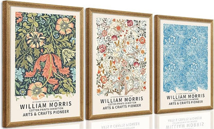 SYWENNOI William Morris Floral Prints Framed Wall Art, Sweet Briar, Bedroom by SYWENNOICanvasWallArt