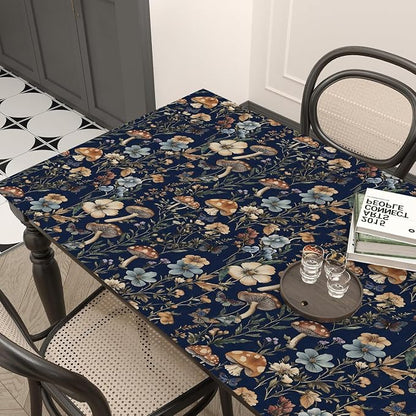 Froluya Mushroom Peel and Stick Wallpaper Dark Floral Contact Paper 16.9" x - Image 7