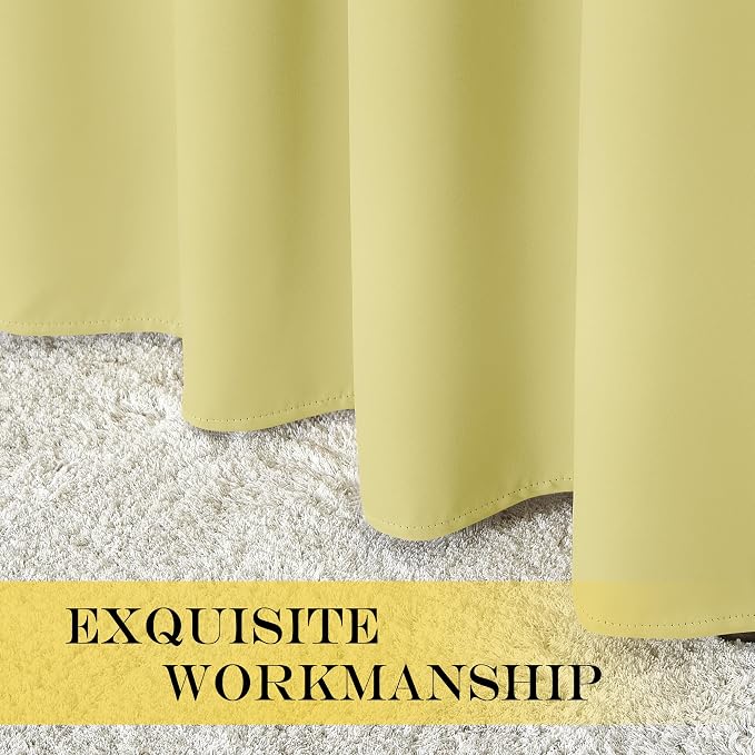 NICETOWN Room Divider Curtain 132 Inches Long, Wide Blackout Sliding Door - Image 4