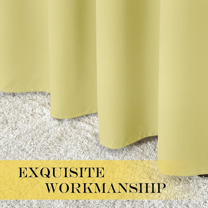 NICETOWN Room Divider Curtain 132 Inches Long, Wide Blackout Sliding Door - Image 4