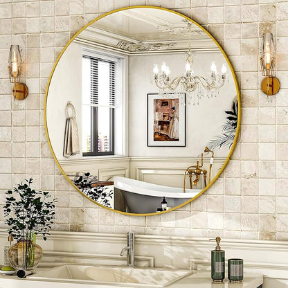 HARRITPURE 28" Round Mirror - Image 2