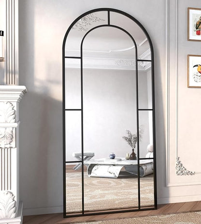 Arched Full Length Mirror, Oversized Floor Length Standing Mirrors, Large Body - Image 4