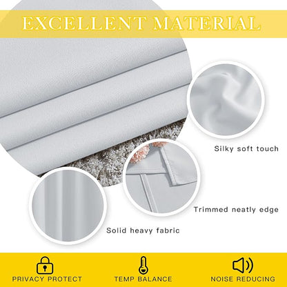 NICETOWN Patio Door Curtain Vertical Blinds, Grommet Top Room Divider Curtain - Image 5