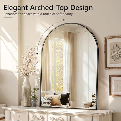 Arched Wall Mirror for Bathroom, Mirrors for Wall, Vanity Mirror for Bedroom - Image 4