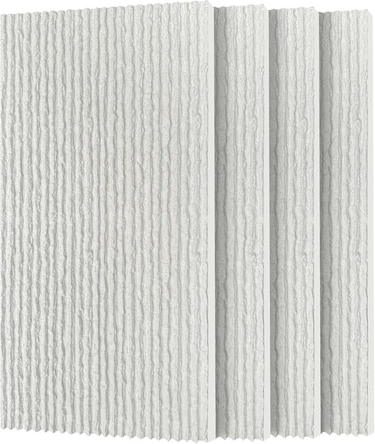 3D Faux Stone Wall Panels, Lightweight & Waterproof Accent Marble Flowing Stone by Gahowlen