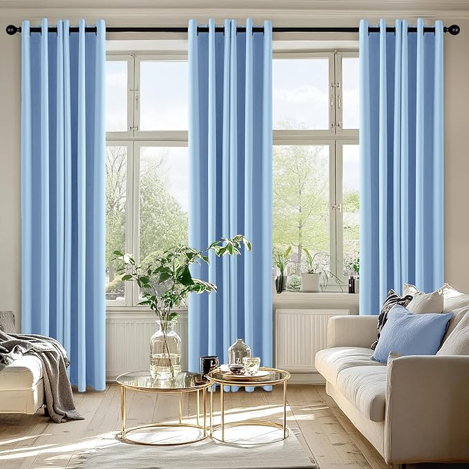 MIULEE Blackout Curtains for Bedroom Living Room 2 Panels, Thermal Insulated - Image 6