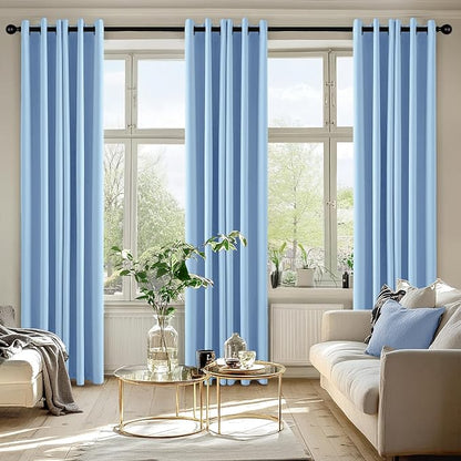 MIULEE Blackout Curtains for Bedroom Living Room 2 Panels, Thermal Insulated - Image 6