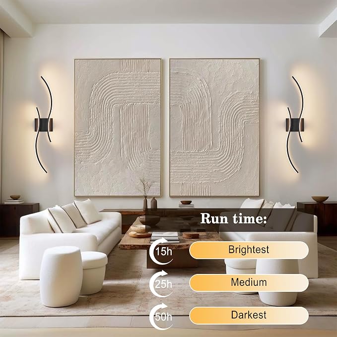 KARTOOSH Battery Operated Wall Sconce - Image 3