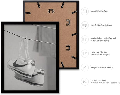 Poster Master Shoes in Clothesline Print - Image 2