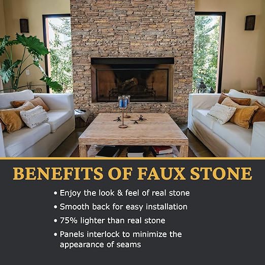 AZ Faux High-Density Polyurethane Faux Stone Flush Outside Corner - Image 4