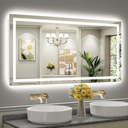 Briivue 60x30 Inch LED Bathroom Mirror by Briivuemodernmirrors