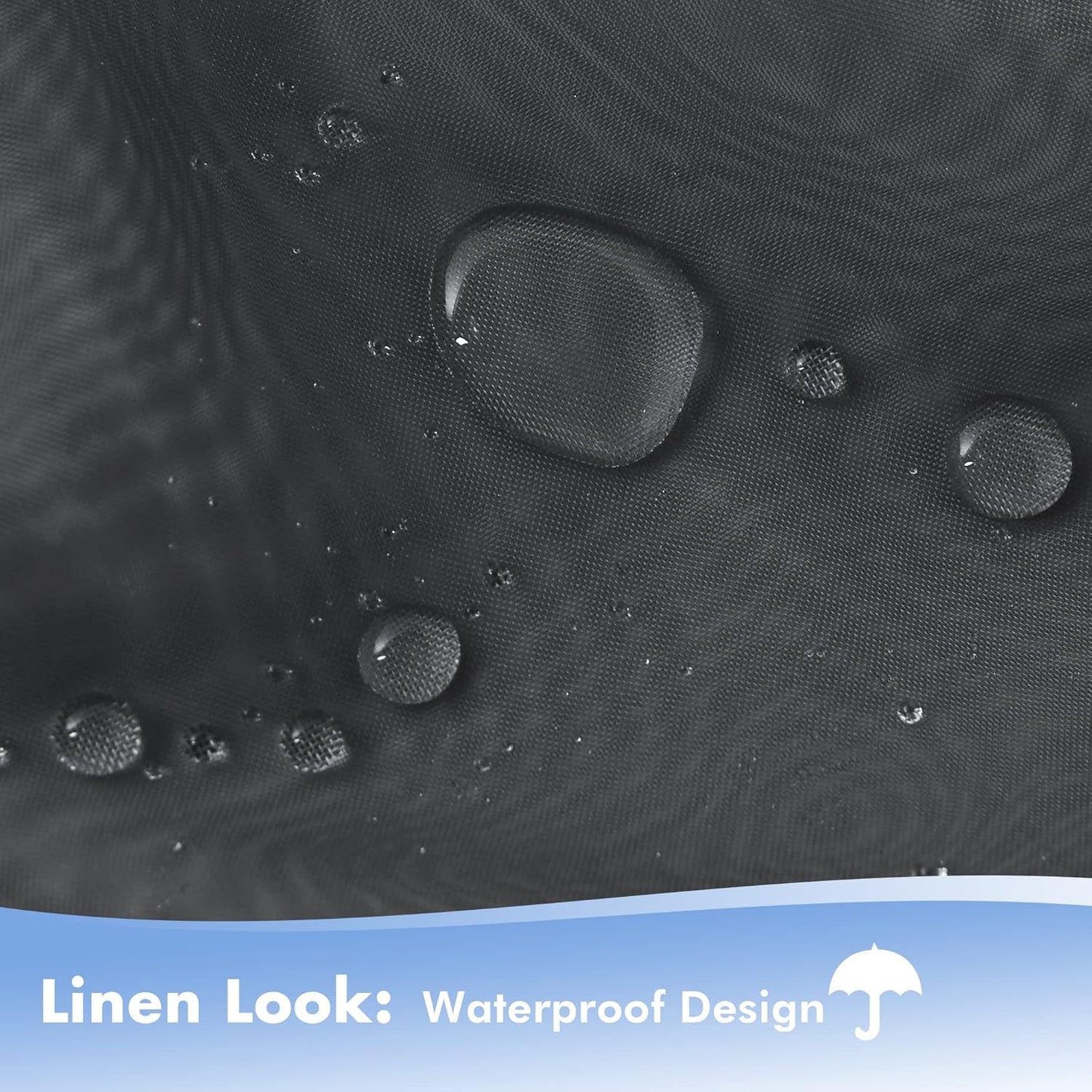 HolidayIdeas Outdoor Sheer Curtains for Patio Waterproof, 4 Panels - 54 x 120 Inch - Grey Light Filtering Voile Outside Curtains Grommet Drapes for Front Porch, Gazebo, Pergola, Backyard