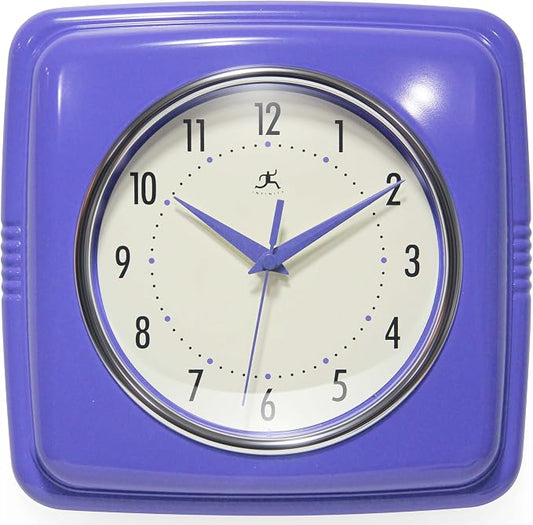 Infinity Instruments 9 Inch Square Clock by InfinityInstruments