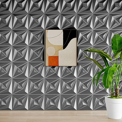 AMZDEPOT 3D Wall Panels for Interior Wall Decor, 3 Layout Options PVC Textured - Image 8
