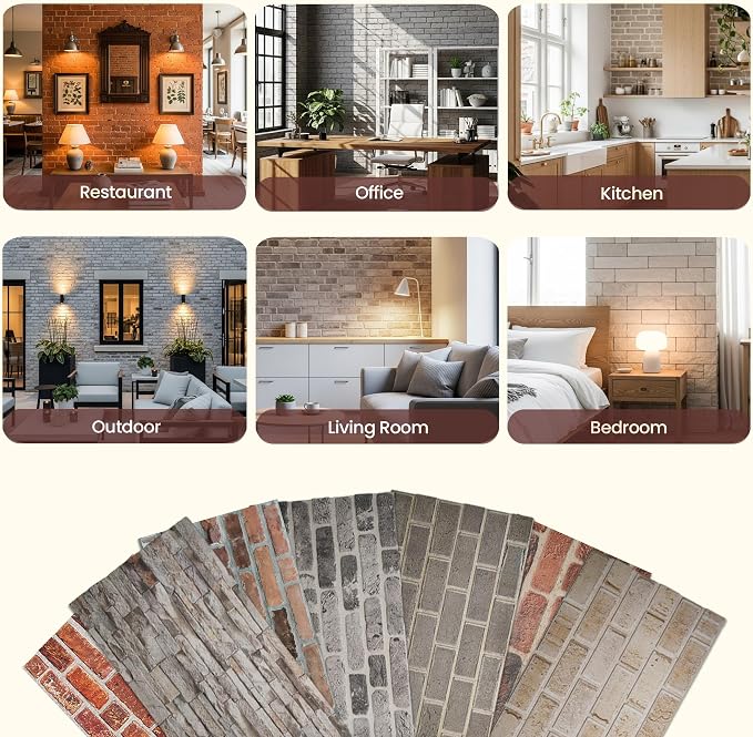 3D Faux Brick Wall Panels – Lightweight Styrofoam Cladding - Image 6