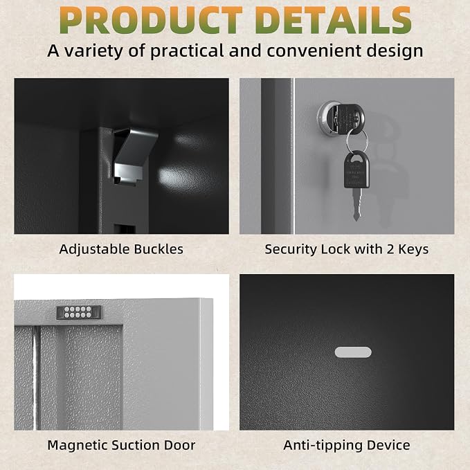 Metal Garage Storage Cabinet - Image 6