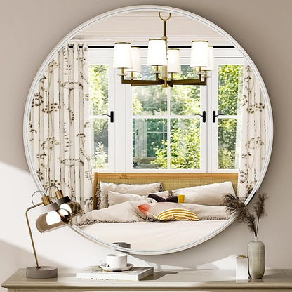 24 Inch Round Bathroom Mirror - Image 3