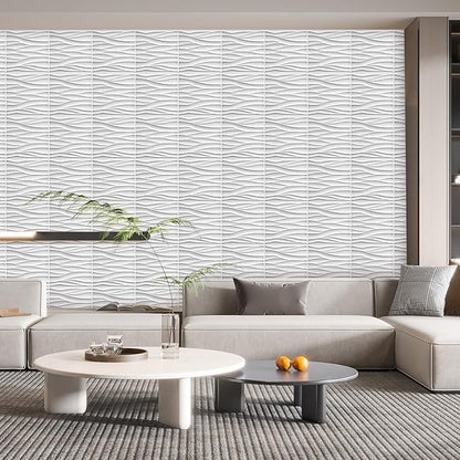 Heikki 30 Pack 3D Wall Panel for Interior Wall Décor, PVC Flower Textured Wall - Image 6