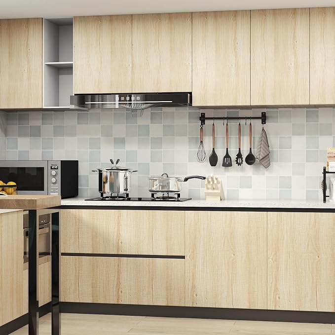 Vinjiasin Natural Wood Grain Wallpaper Wood Contact Paper Peel and Stick Oak - Image 7