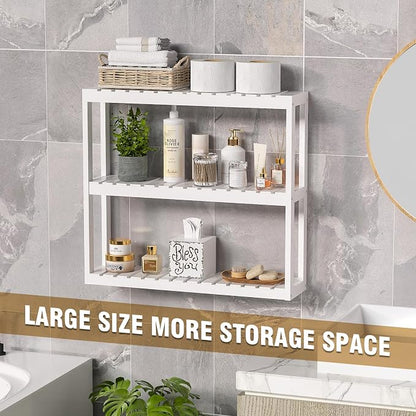 Domax Bathroom Shelves Over Toilet Storage - Image 7