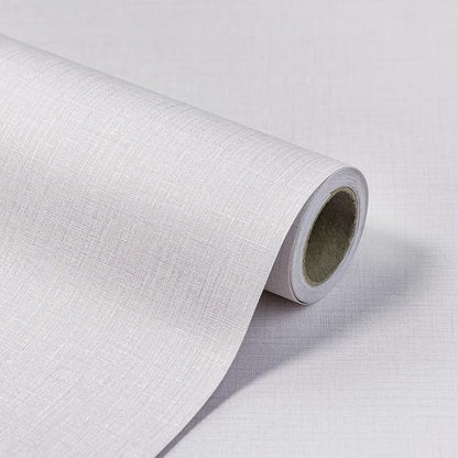 Beige Wallpaper Grasscloth Peel and Stick Wallpaper 15.7"x 1181" Fabric Contact - Image 2