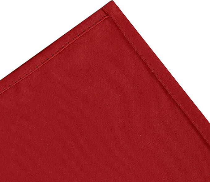LEMOMO Blackout Curtains 66 x 84 inch/Bright Red Curtains Set of 2 - Image 8