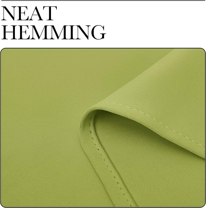 NICETOWN Fresh Green Blackout Curtains 40 inches Length - Image 6