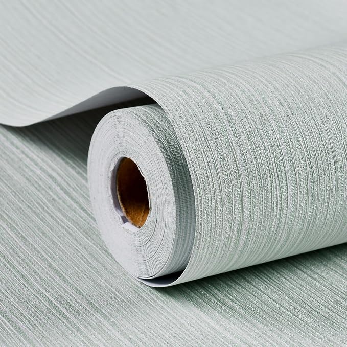 Haimin Grasscloth Wallpaper Textured 24in X 393in Fabric Contact Paper Textured - Image 9