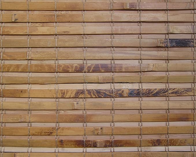 Cordless Woven Wood Roman Shades, 24W x 48H, Hatteras Camel, Sizes 20-72 Wide - Image 7