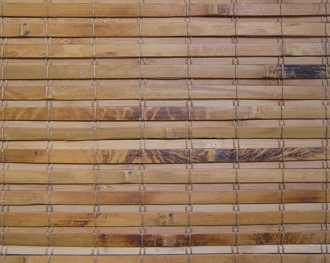 Cordless Woven Wood Roman Shades, 53W x 72H, Hatteras Camel, Sizes 20-72 Wide - Image 7