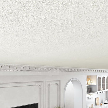 Livelynine Anaglypta Wallpaper Peel and Stick Paintable Vinyl Off White - Image 5