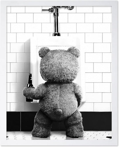 Poster Master Funny Teddy Bear Print by PosterMaster