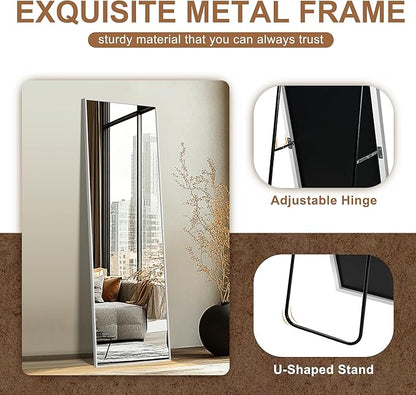 Delma Full Length Mirror, Large Floor Mirror - Image 5