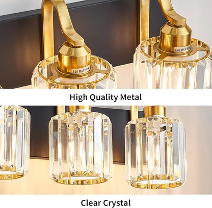 Modern Crystal Bathroom Vanity Lights, Crystal Wall Lighting - Image 5