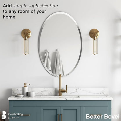 Better Bevel Frameless Oval Mirror - Image 2