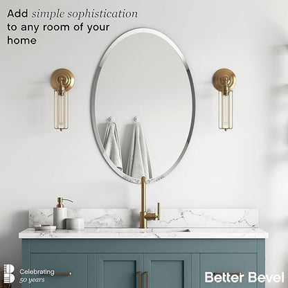 Better Bevel Frameless Oval Mirror - Image 2