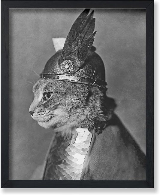 Poster Master Vintage Armored Cat by PosterMaster