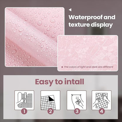 Abyssaly Pink Peel and Stick Wallpaper - Image 4