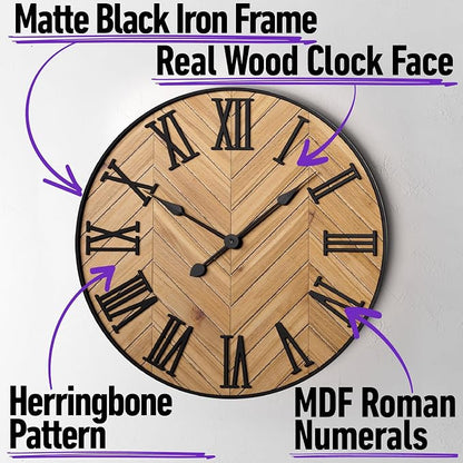 Large Wall Clock 24" Round - Image 2