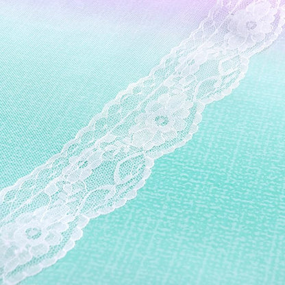 XiDi Pink Green Curtains 108 Inches Long, Unicorn Wall Decals - Image 7