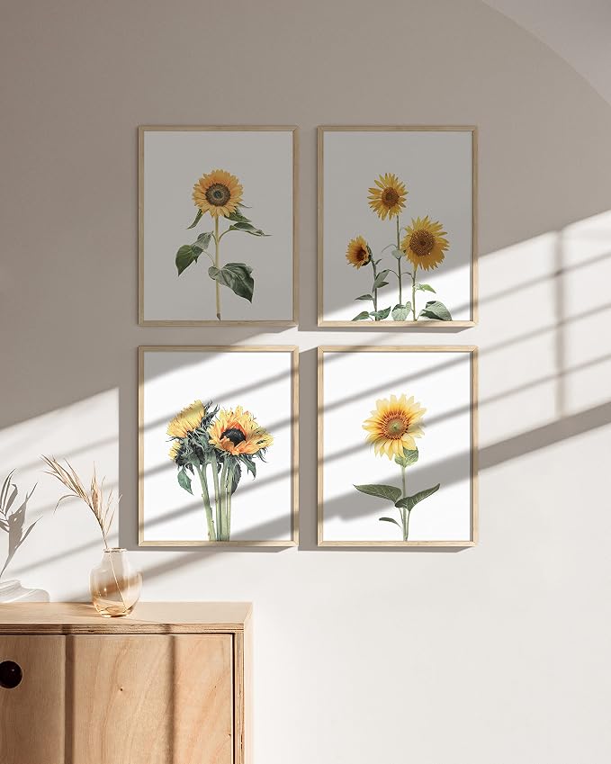 HAUS AND HUES Sunflower Set Collage 16x20 - Image 5
