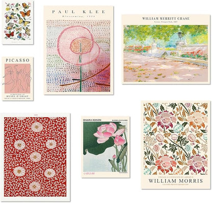 Habseligkeit Flower Posters for Room Aesthetic, Boho Wall Art Prints, Unique - Image 6