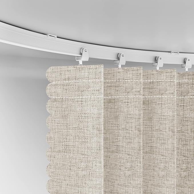 Room Divider Curtain Sets with Flexible Ceiling Track, Privacy Soundproof - Image 5