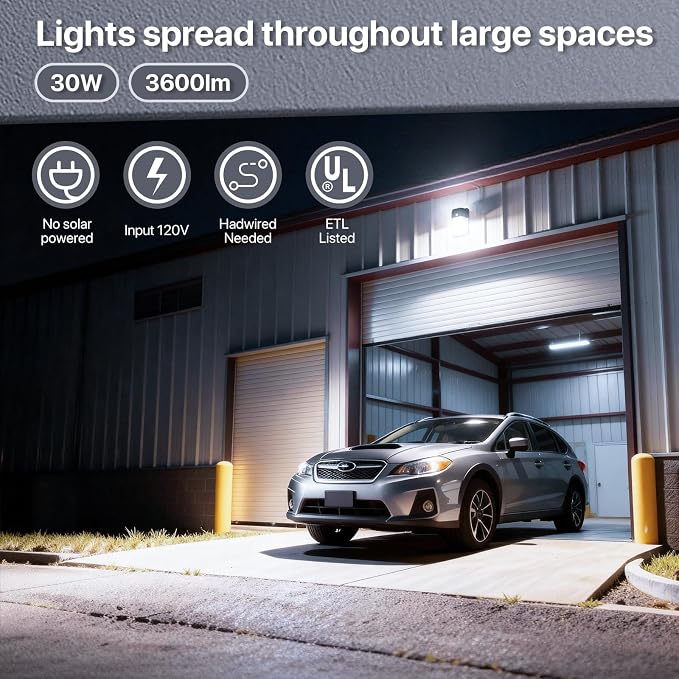 HYPERLITE LED Wall Pack Light: 30W 3600lm 5000K LED Wall Pack - Image 4