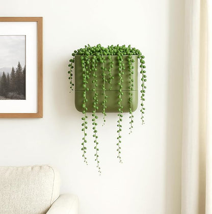 Phoenix Vine 6.5 Inch Wall Mounted Self-Watering Planter Pot - Image 6