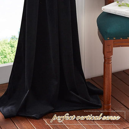 NICETOWN Insulated Black Out Velvet Curtains - Image 7