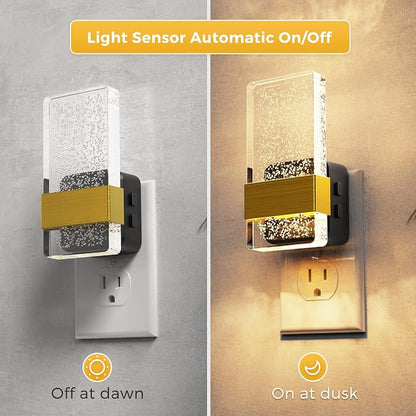 L LOHAS LED Night Light, 2 Pack 3CCT Night Lights Plug Into Wall, - Image 3