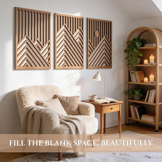 qmmp Modern Wooden Wall Sculptures - Image 2